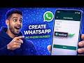 How to Create WhatsApp Account Without Phone Number (Using TrustOTP) | 2025