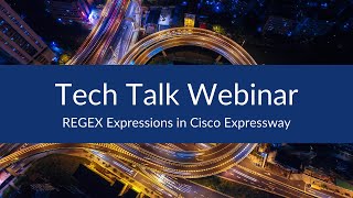 REGEX Expressions in Cisco Expressway