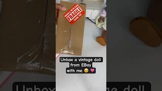 Unboxing a vintage doll with me #dollunboxing #vintagedoll #smartdoll #dollcollecting #storytelling