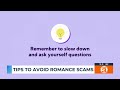 How to spot a romance scam
