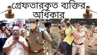 Rights of the arrested person.  Rights of Arrested Person in Bangla By Alok Sen