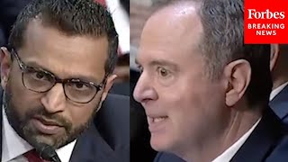 Adam Schiff Absolutely Torches Kash Patel As FBI Director Nominee's Confirmation Vote Nears