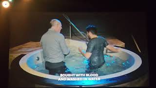 Jojo getting baptized at Grace CMA Church pt2