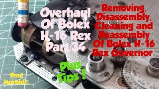 Overhaul Of Bolex H-16 Rex Part:34