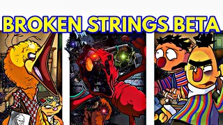 Friday Night Funkin' Vs BROKEN STRINGS | Sesame Street (FNF/Mod/Discovery kids Pibby + Cutscene)