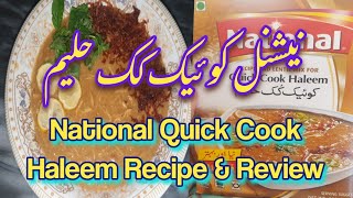 A Unique Give Away II National Quick Haleem / Daleem Recipe II Review of National Haleem #ABA family