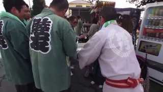 平成27年 小田原市久野 熊野神社祭礼「友和會」神輿渡御。