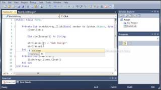 Visual Basic Tutorial 59 Introduction To Arrays