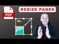 How to Resize Pages in PDF ADVANCED| Adobe Acrobat Pro