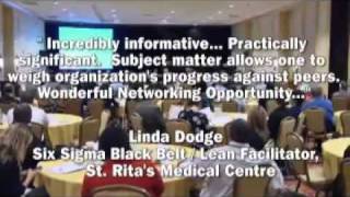 WCBF Lean, Six Sigma and Process Improvement in Healthcare Summit