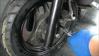 バイク屋のタイヤ交換タイムアタック!? 　スズキ アドレスV125