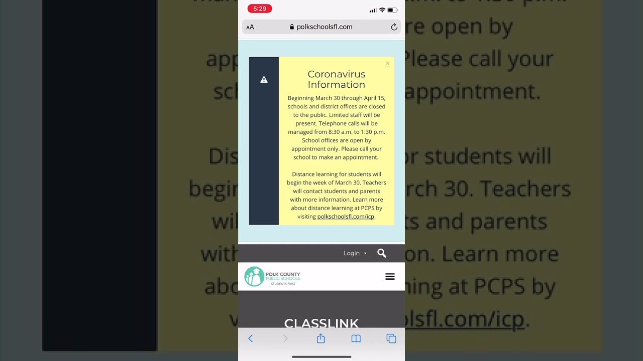 How To Access Classlink From An Iphone Ipad Youtube
