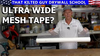 What is Super Wide Mesh Tape used for in Drywall, Plaster & Construction?
