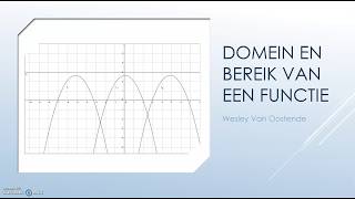 Hoe bepaal je het domein en bereik van een functie