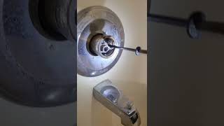 Fastest way to remove a stuck Delta shower cartridge
