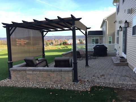 DIY Paver Patio, Fire-pit & Pergola Project (Time-lapse) DIY Paver Patio, Fire-pit & Pergola Project (Time-lapse)