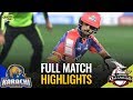 PSL 2019 Match 5: Lahore Qalandars vs Karachi Kings | Full Match Highlights