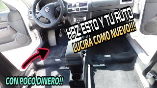 DESARMÉ MI JETTA POR DENTRO Y QUEDO CÓMO NUEVO!!