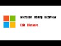 Microsoft Coding Interview Question | Leetcode 72 | Edit Distance