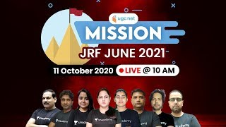 UGC NET/ JRF 2021 | Hindi | Mission JRF June 2021 | Live Class Schedule Announcement
