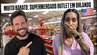 OUTLET DE SUPERMERCADO AQUI EM ORLANDO! 🇺🇸