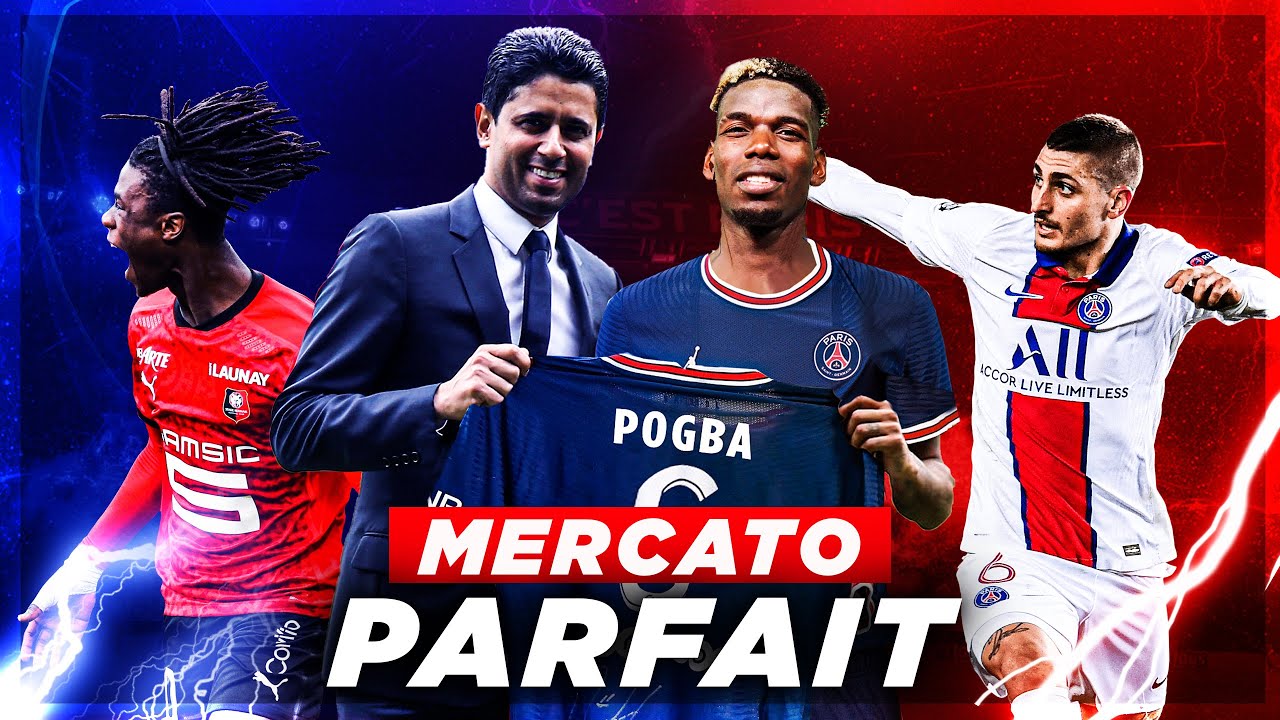 Le MERCATO PARFAIT Du PSG : Le Milieu De Terrain - YouTube