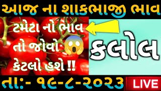 શું આજ ના દરેક શાકભાજી ના ભાવ મા વધારો હશે કે ? // today kalol wholesale vegetable market price \\\\