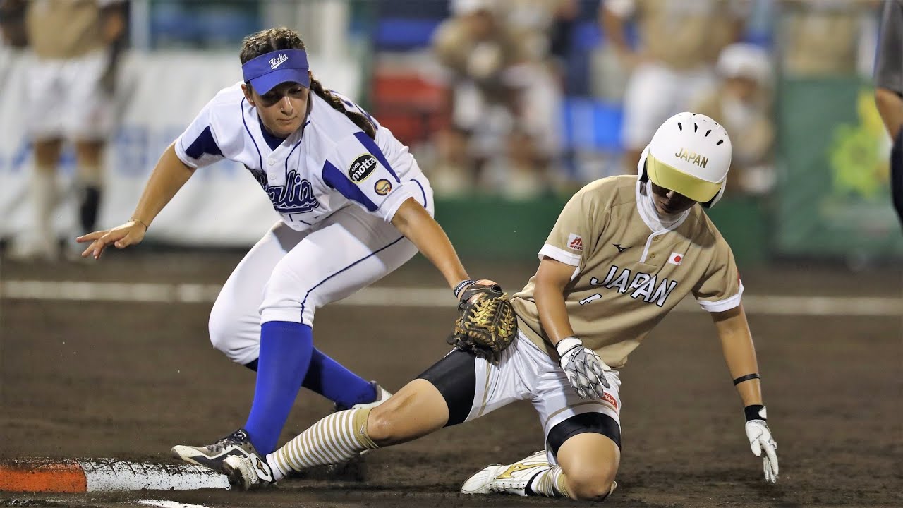 WBSC Women's Softball Highlights: 2018 World Championship Italy V Japan ...