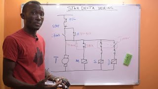 star delta starter control circuit diagram star delta connection