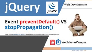 jQuery Event Preventdefault vs StopPropagation - preventdefault jquery