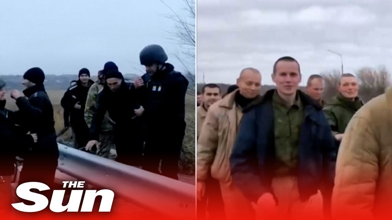 Ukraine And Russia Swap 50 Prisoners Of War In Exchange - YouTube