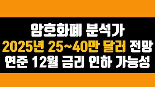 기술적분석가 비트코인 2025년 40만 달러 전망