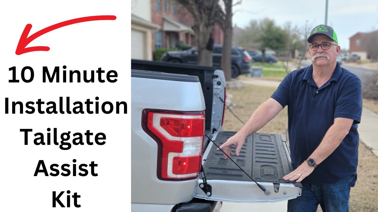 How To Install Tailgate Assist On Ford F150 - YouTube