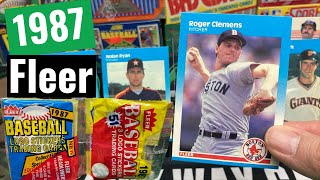 1987 Fleer Baseball Rack Packs - Junk Wax Rip!
