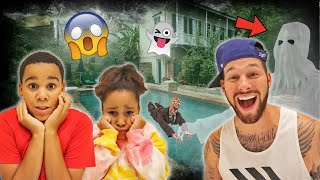 OUR SWIMMING POOL IS HAUNTED PRANK 👻