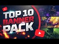 Top 10 Free Youtube Banner Template #10 | Templets Without Text + No Copyright