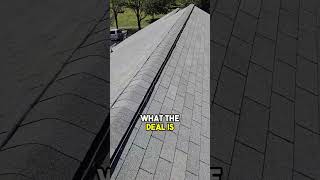 The Danger of Exposed Nails on Your Roof Shingles 🏠💦 #shorts