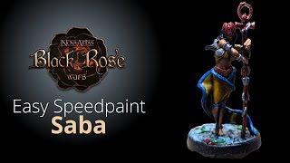 🎨Easy Speedpaint - Saba - Black Rose Wars Rebirth⚫🌹⚔️