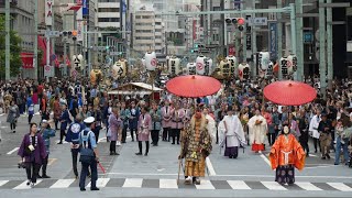 山王祭　下町連合渡御　日本橋日枝神社　日本橋到着