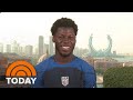 Yunus Musah Celebrates US Win And Birthday Live On TODAY!