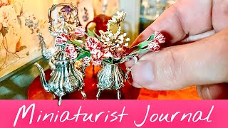 Miniaturist Journal 2:  An eBay auction and another miniature silver tea service.