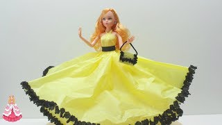 tissue paper doll dress