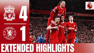 Jota, Bradley, Szoboszlai & Diaz goals! | Liverpool 4-1 Chelsea | Extended Highlights