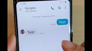 Galaxy S8: Change Text Message Font Size to Make it Bigger / Smaller (Android 9 Pie)