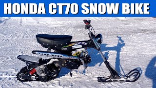 This Homemade Snow Bike was a BLAST to Ride!!!