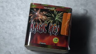 🎆 Wyrzutnia TXB498 MAGIC KEY 16sh 20mm Triplex Test Recenzja Fajerwerków