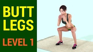 6 Min Butt and Legs Workout [Lean Legs and Firm Butt]