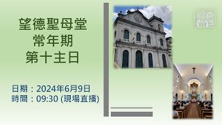 望德聖母堂主日彌撒 │常年期第十主日 (9/6/2024, 9:30)