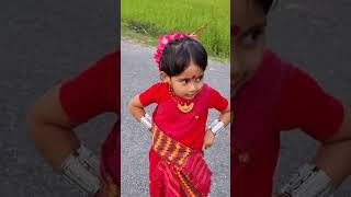 Bihu bihu lagise gaat#bihu#assamese bihu#song #love #cutebaby