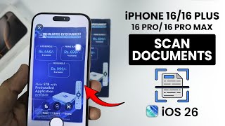 How to Scan a Document on iPhone 16, 16 Pro Max - iOS 26